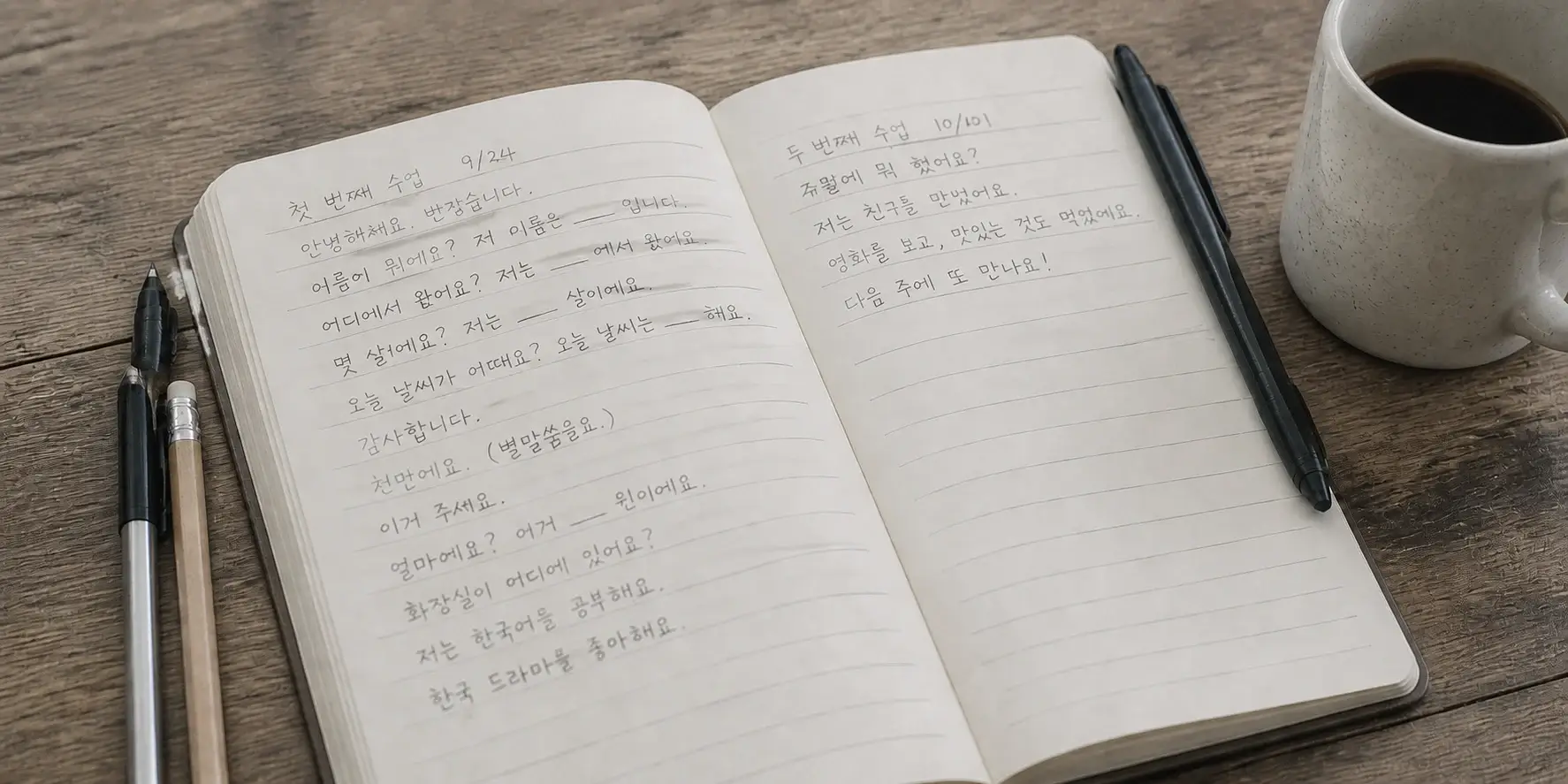 서울 생활 속에서 한국어를 사용하는 모습